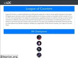 Sites similar to leagueofcounters.com