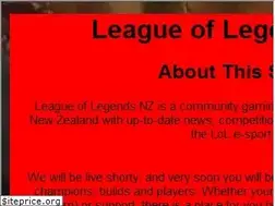 Sites similar to leagueoflegends.co.nz