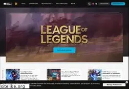 Sites similar to leagueoflegends.de