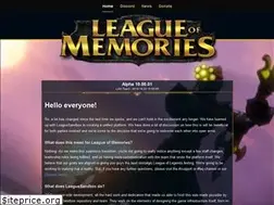 Sites similar to leagueofmemories.com