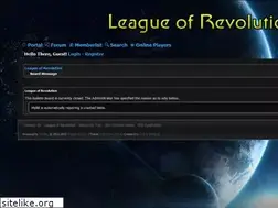 Sites similar to leagueofrevolution.com