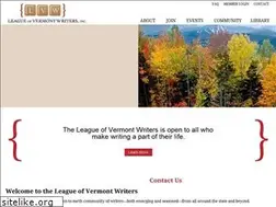 Sites similar to leagueofvermontwriters.org