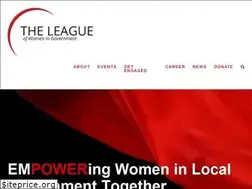 Sites similar to leagueofwomeningovernment.org