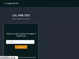 Sites similar to leaguepingtest.com