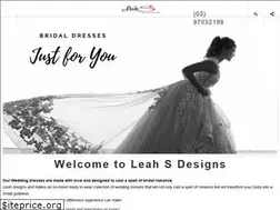 Sites similar to leahsdesigns.com.au