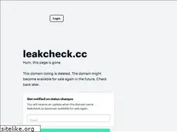 Sites similar to leakcheck.cc