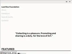 Sites similar to lealriosfoundation.com