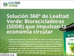 Sites similar to lealtadverde.com