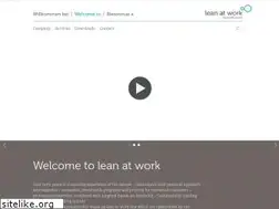 Sites similar to lean-at-work.de