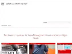 Sites similar to lean-management-institut.de