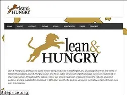 Sites similar to leanandhungrytheater.org