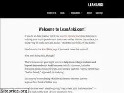 Sites similar to leananki.com
