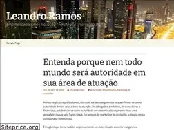 Sites similar to leandrohenriqueramos.com.br