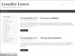 Sites similar to leandrolisura.com.br