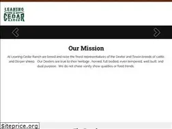 Sites similar to leaningcedarranch.com