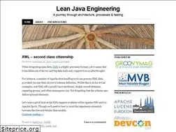 Sites similar to leanjavaengineering.wordpress.com