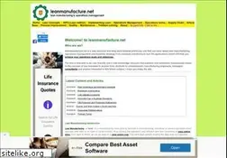Sites similar to leanmanufacture.net