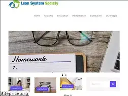 Sites similar to leansystemssociety.org