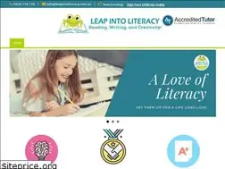 Sites similar to leapintoliteracy.com.au