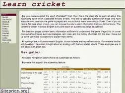 Sites similar to learn-cricket.com