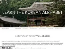 Sites similar to learn-hangul.com