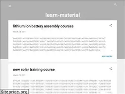 Sites similar to learn-material.blogspot.com
