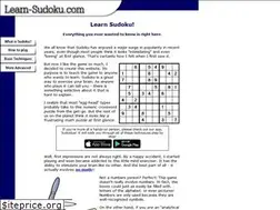 Sites similar to learn-sudoku.com