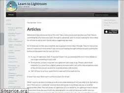 Sites similar to learn-to-lightroom.com