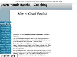Sites similar to learn-youth-baseball-coaching.com