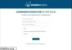 Sites similar to learnaboutskin.com