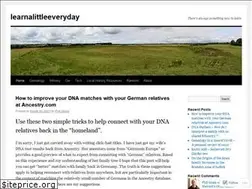 Sites similar to learnalittleeveryday.wordpress.com