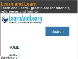 Sites similar to learnandlearn.com