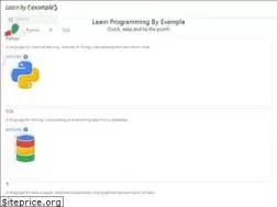 Sites similar to learnbyexample.org