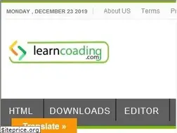 Sites similar to learncoading.com