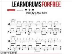 Sites similar to learndrumsforfree.com