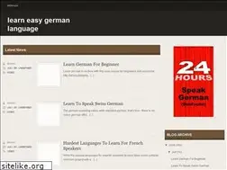 Sites similar to learneasygermanlanguage.blogspot.com
