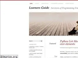 Sites similar to learnersguide.wordpress.com