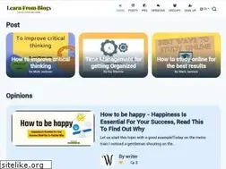 Sites similar to learnfromblogs.com