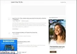 Sites similar to learnhow2do.com