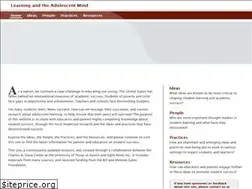 Sites similar to learningandtheadolescentmind.org