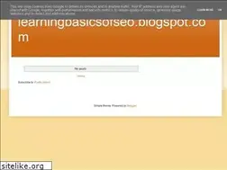 Sites similar to learningbasicsofseo.blogspot.com