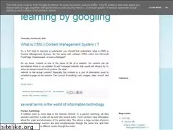 Sites similar to learningbygoogling.blogspot.com