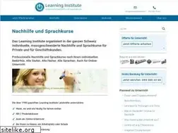 Sites similar to learninginstitute.ch
