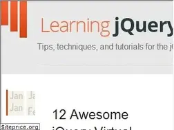 Sites similar to learningjquery.com