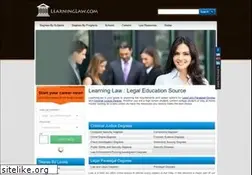 Sites similar to learninglaw.com