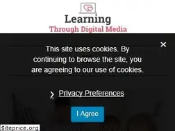 Sites similar to learningthroughdigitalmedia.net