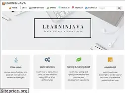 Sites similar to learninjava.com