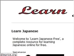 Sites similar to learnjapanesefree.com