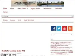Sites similar to learnkhmernow.com
