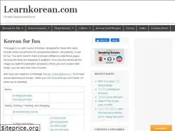 Sites similar to learnkorean.com
